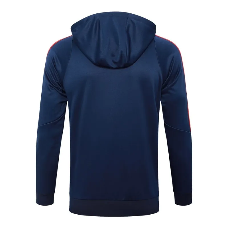 Italy's 2024/25 hooded sportswear + pants - blue
