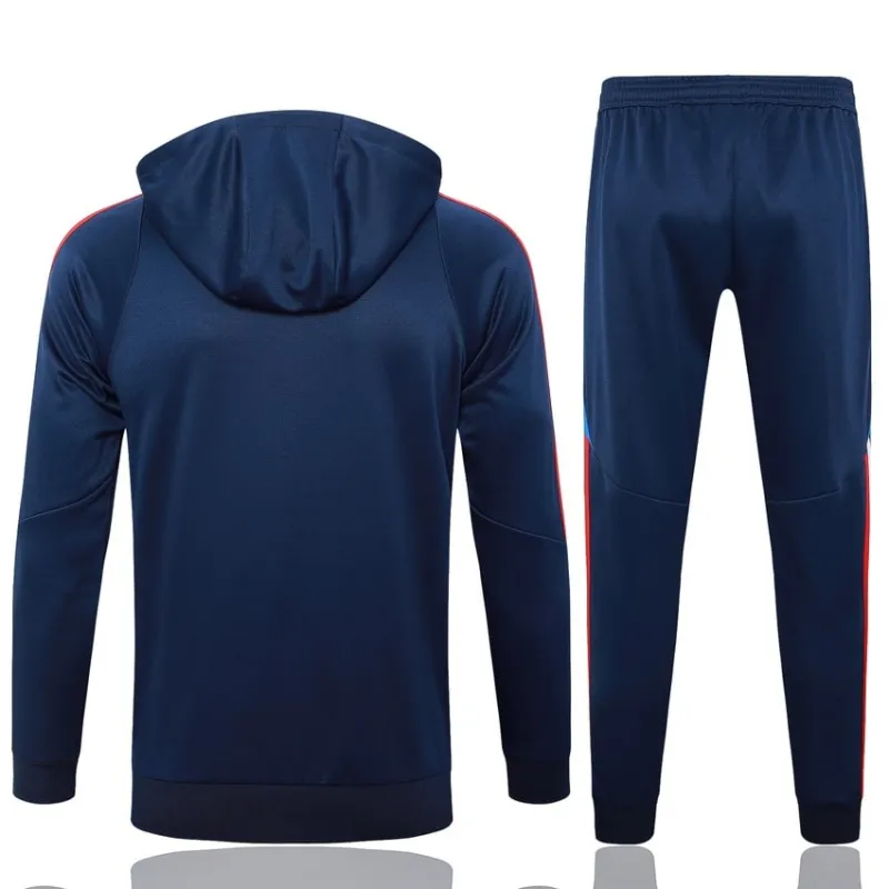 Italy's 2024/25 hooded sportswear + pants - blue