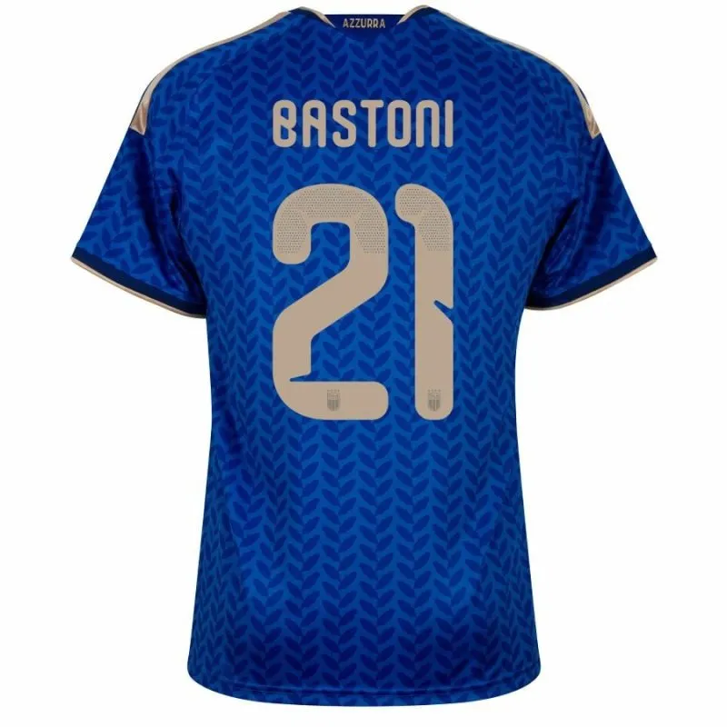 Italia BASTONI 2026/27 Camiseta de Casa - Azul