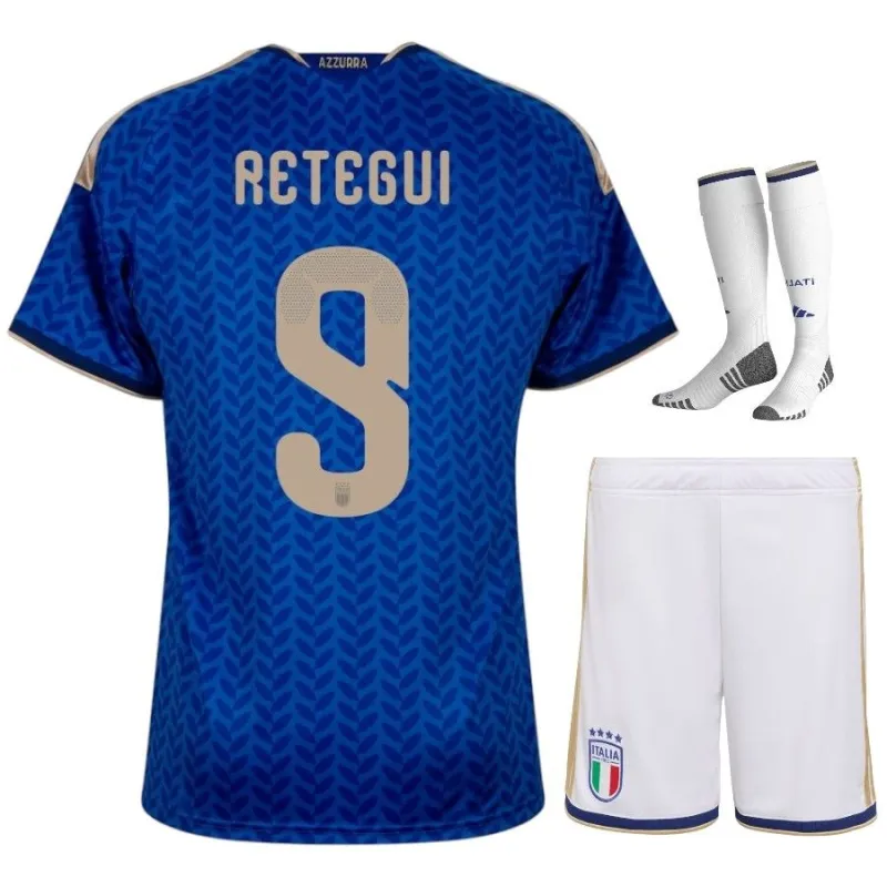 Italien RETEGUI 2026/27 Heim-Kinderkit - Blau