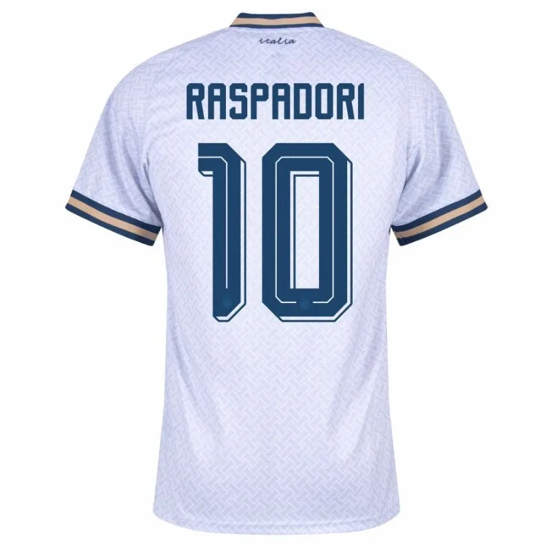 Italy RASPADORI 2026/27 Away Jersey White