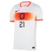 Netherlands F. DE JONG 2026/27 Away Jersey White