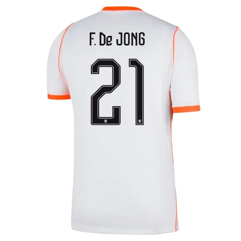 Netherlands F. DE JONG 2026/27 Away Jersey White