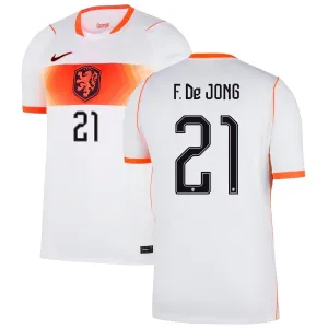 Niederlande F. DE JONG 2026/27 Auswärtstrikot Weiß