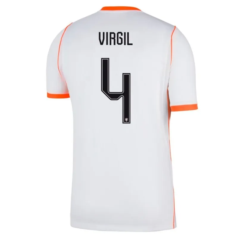 Netherlands VIRGIL 2026/27 Away Jersey White