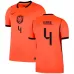 Netherlands VIRGIL 2026/27 Home Jersey Orange