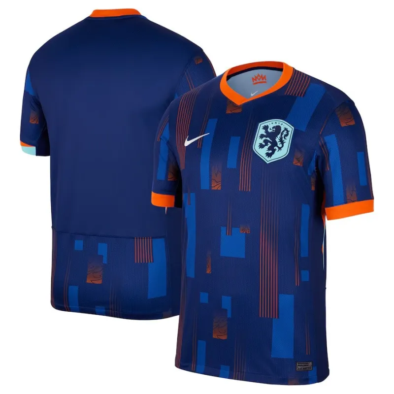 The Netherlands' 2024/25 away football jersey - blue