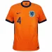 La camiseta local de los Países Bajos 2024/25 de Virgil - naranja