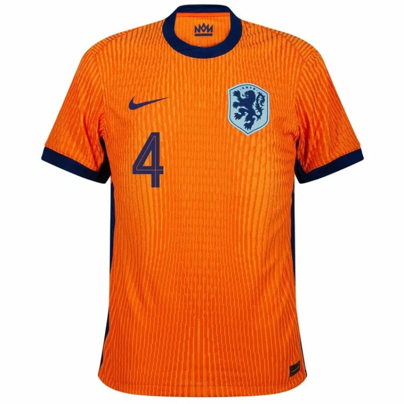 La camiseta local de los Países Bajos 2024/25 de Virgil - naranja