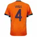 La camiseta local de los Países Bajos 2024/25 de Virgil - naranja