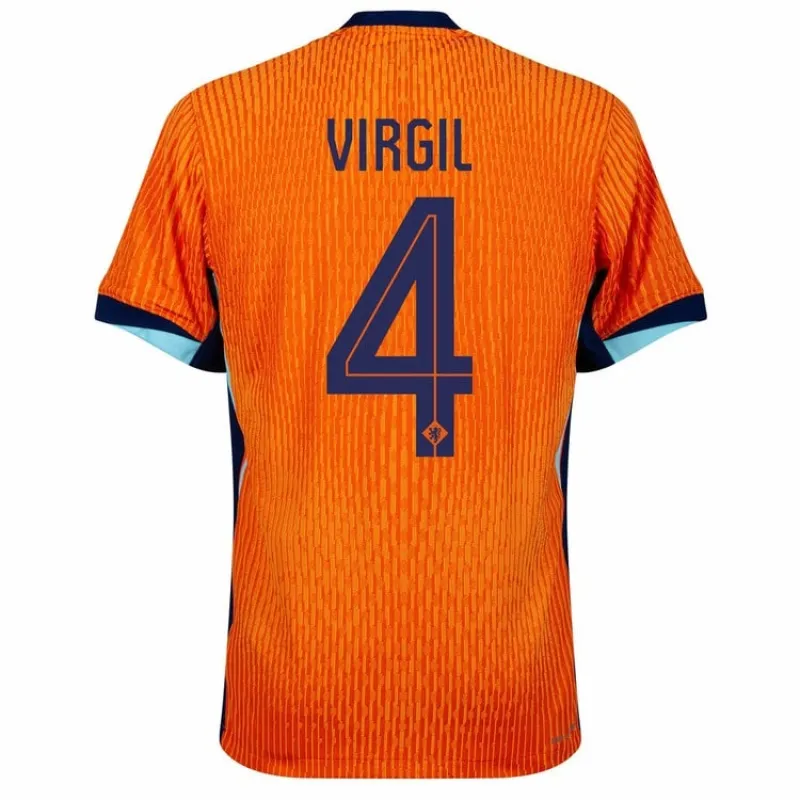 La camiseta local de los Países Bajos 2024/25 de Virgil - naranja