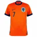 Xavi's Netherlands 2024/25 home football jersey - orange