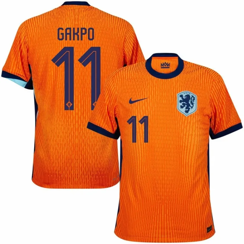 La camiseta local de los Países Bajos 2024/25 de Gakpo - naranja