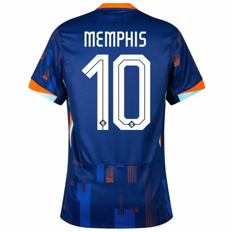 Memphis' Netherlands 2024/25 away football jersey - blue