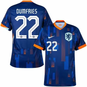 Dumfries' Auswärtstrikot der Niederlande 2024/25 - blau
