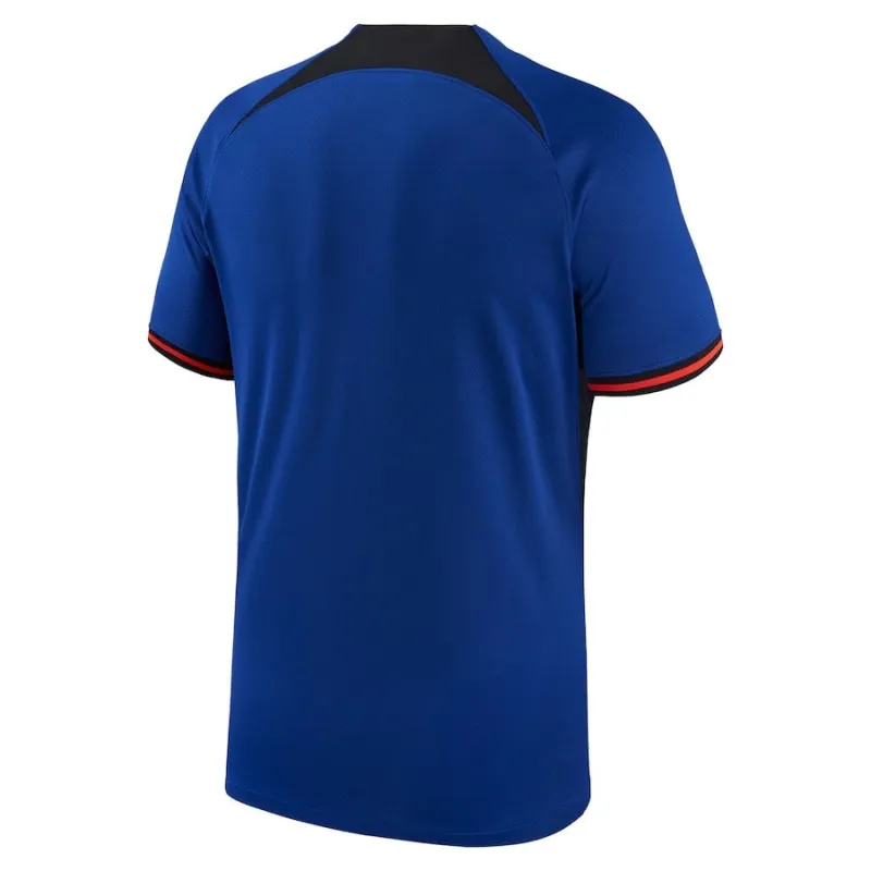 Netherlands' 2022 FIFA World Cup away football jersey - blue