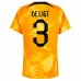 De Ligt's Netherlands' 2022 FIFA World Cup home football jersey - orange