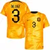 De Ligt's Netherlands' 2022 FIFA World Cup home football jersey - orange