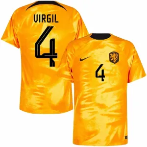Virgils Heimtrikot der Niederlande für die FIFA Weltmeisterschaft 2022 - orange
