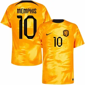 Memphis' Heimtrikot der Niederlande für die FIFA Weltmeisterschaft 2022 - orange