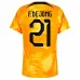 De Jongs Heimtrikot der Niederlande für die FIFA Weltmeisterschaft 2022 - orange