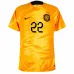 Dumfries' Heimtrikot der Niederlande für die FIFA Weltmeisterschaft 2022 - orange