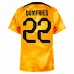 Dumfries' Heimtrikot der Niederlande für die FIFA Weltmeisterschaft 2022 - orange