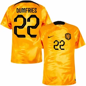 Dumfries' Heimtrikot der Niederlande für die FIFA Weltmeisterschaft 2022 - orange