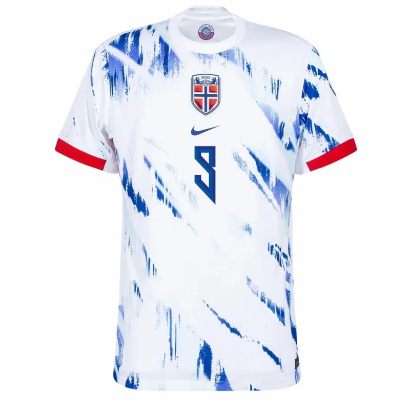 Haaland Norway 2024/25 Away Jersey - White