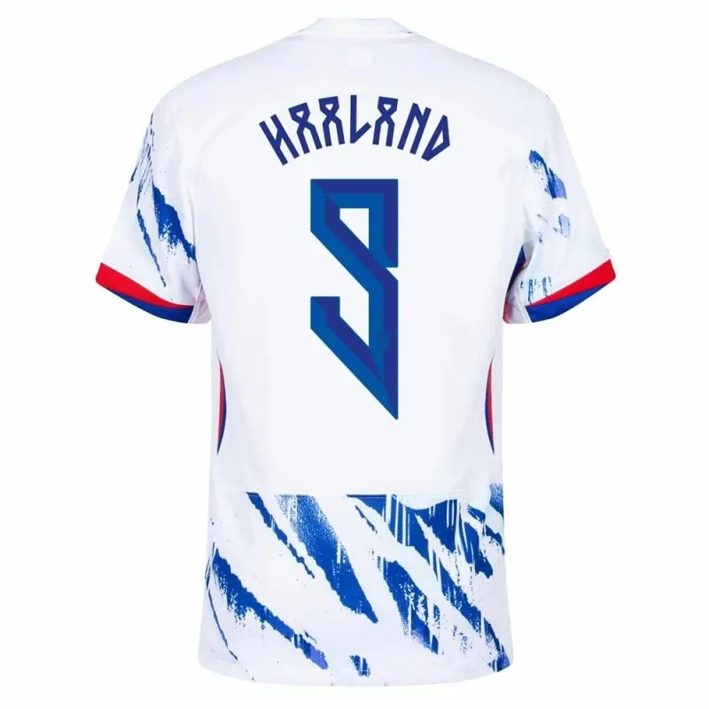 Haaland Norway 2024/25 Away Jersey - White
