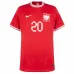 Le maillot extérieur de la Pologne pour la Coupe du monde 2022 de Zielinski - Rouge