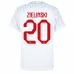 Zielinski's home jersey of Poland for the 2022 World Cup - White