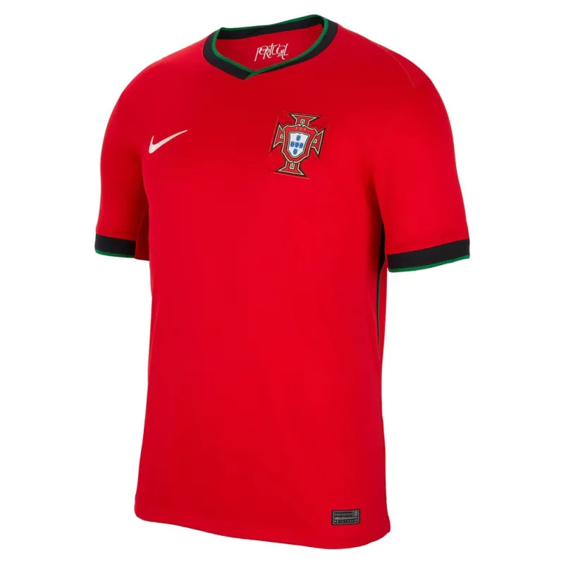 Portugal 2024/25 Camiseta Local Infantil Versión Aficionado Rojo