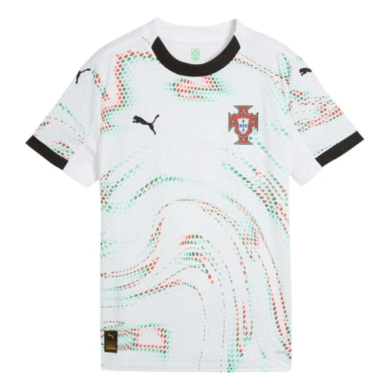 Portugal 2025/26 Away Kids' Jersey - White