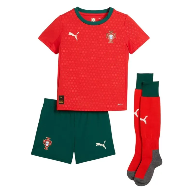 Kit local para niños de Portugal 2025/26 - Rojo