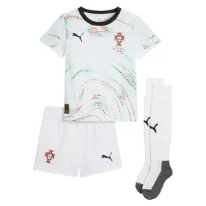 Kit de fuera para niños de Portugal 2025/26 - Blanco