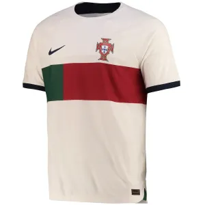 Camiseta de la versión de jugador de visita de la Copa del Mundo FIFA 2022 de Portugal - Blanca