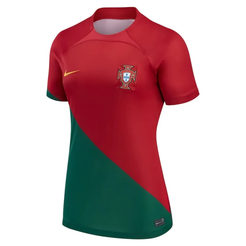 Portugal's 2022 FIFA World Cup Women's Home Jersey - Red and Green