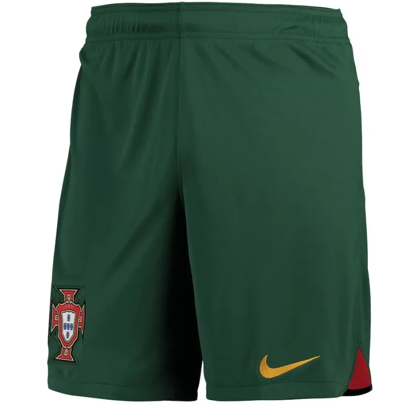Ronaldo's Portugal 2022 World Cup Home Children's Jersey Set - Red and Green