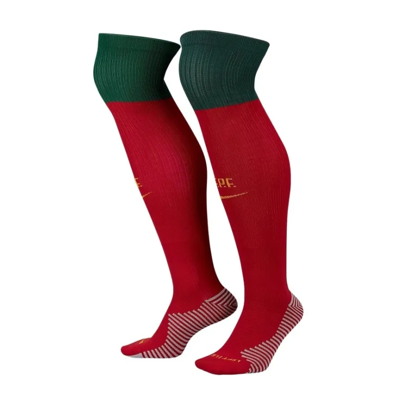 Ronaldo's Portugal 2022 World Cup Home Children's Jersey Set - Red and Green