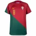 Bruno Fernandes' Portugal 2022 FIFA World Cup Home Jersey - Red and Green