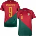 La maglia di casa della Coppa del mondo FIFA 2022 della Portogallo di André Silva - Rosso e Verde