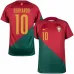 La camiseta de casa de la Copa del Mundo FIFA 2022 de Portugal de Bernardo - Rojo y Verde