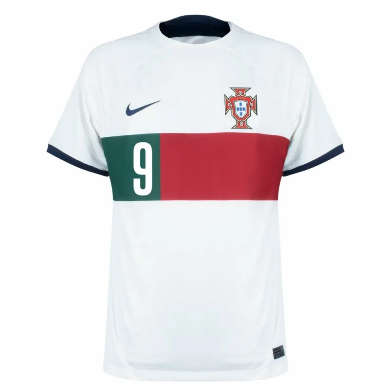 La maglia di trasferta della Coppa del mondo FIFA 2022 della Portogallo di André Silva - Bianca
