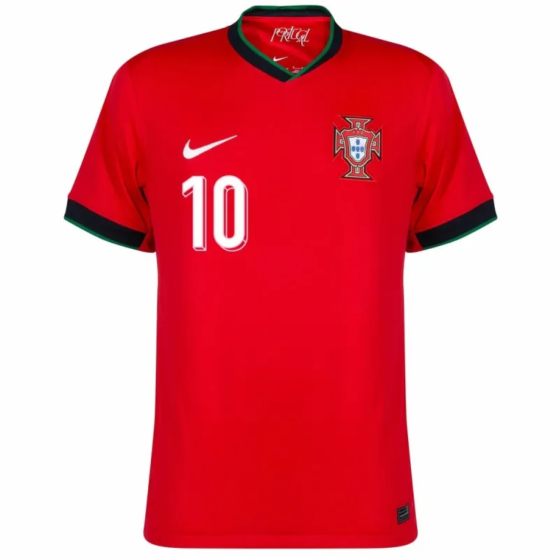 Bernardo. Maglia di casa della Portogallo 2024/25 - Rosso