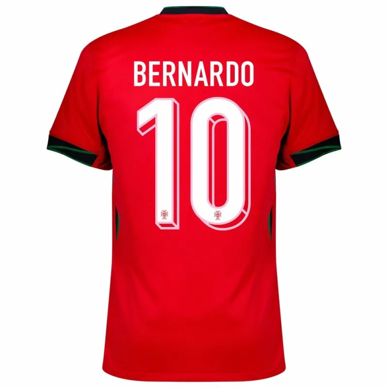 Bernardo. Maglia di casa della Portogallo 2024/25 - Rosso