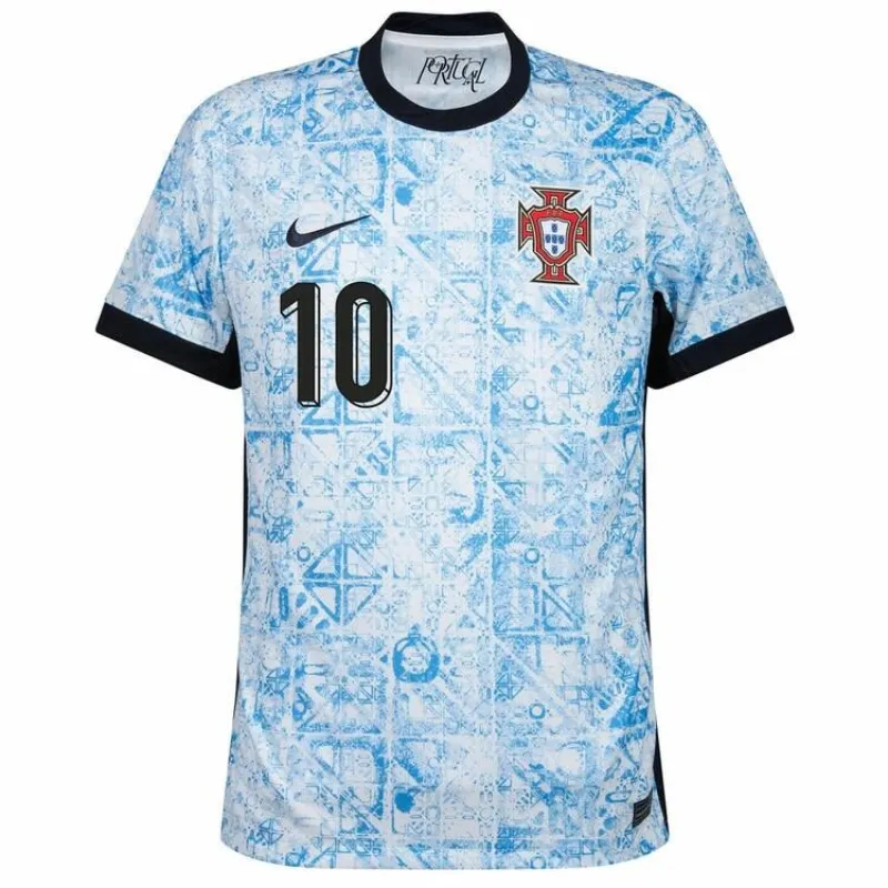 Bernardo. Portugal's 2024/25 Away Jersey - White