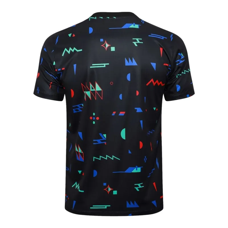 Traje de entrenamiento + pantalones cortos de Portugal 2024/25 - patrón negro