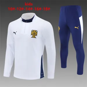 Portugal 2025/26 Conjunto Deportivo Infantil Blanco