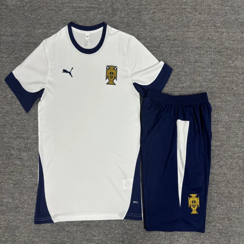 Portugal 2025/26 Conjunto de Entrenamiento Infantil blanco